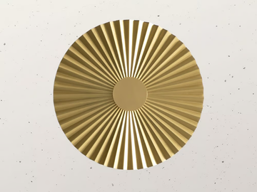 PLIE' 284.05 - LED brass wall light by Il Fanale - view 2